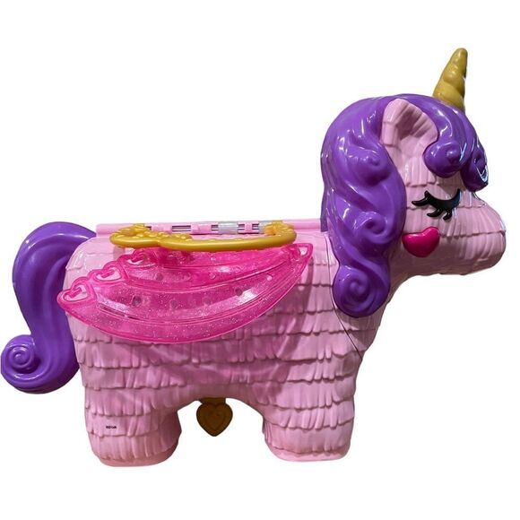 POLLY POCKET UNICORN PARTY PLAYSET - Picture 1 of 8